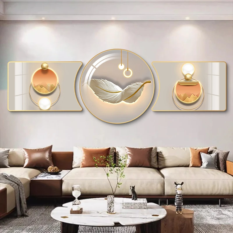 艺环宇【严选wx】客厅装饰画现代简约沙发背景墙挂画