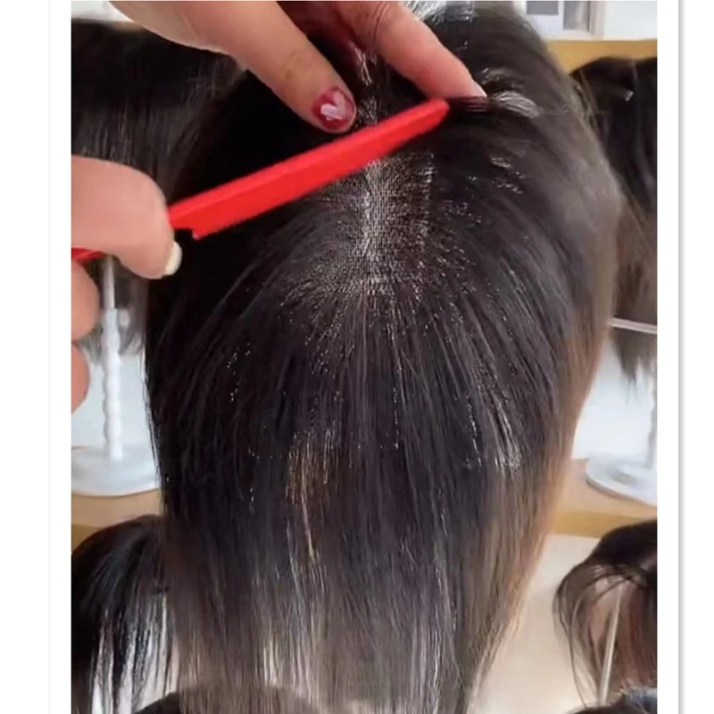 【精致女神】直发发片轻薄带刘海逼真头顶增加发量款仿真发