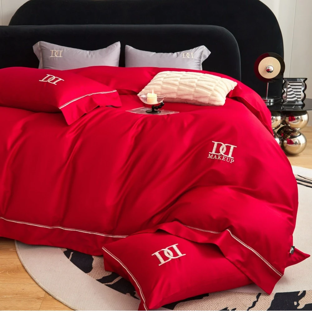 【老宋推荐】全棉刺绣四件套-2045