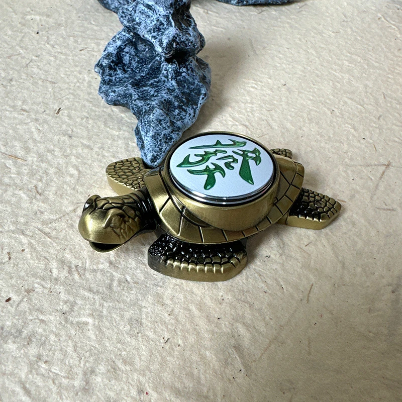 招财进宝乌龟打火机高颜值个性解压旋转火机潮流摆件创意打火机
