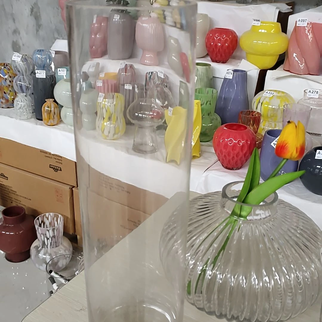 玻璃花瓶源头工厂福利专场微瑕10*35