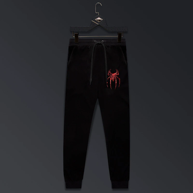 潮牌卫裤2024新款红蜘蛛秋冬高档男士高端爆款休闲轻奢大码长裤