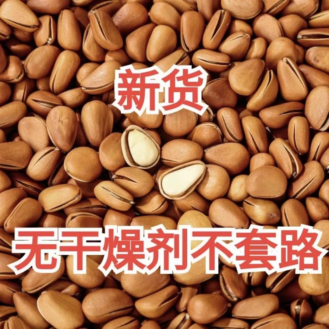 【净重】新开口松子2023新货东北松子坚果袋装手剥大红松籽年货特产