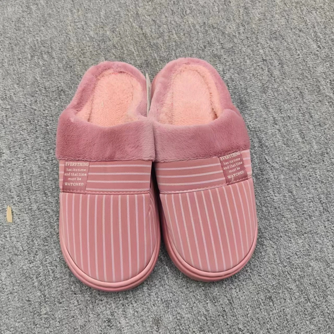 棉拖鞋女士冬季棉拖鞋耐脏厚底居家防滑情侣棉拖加厚月子拖鞋冬季