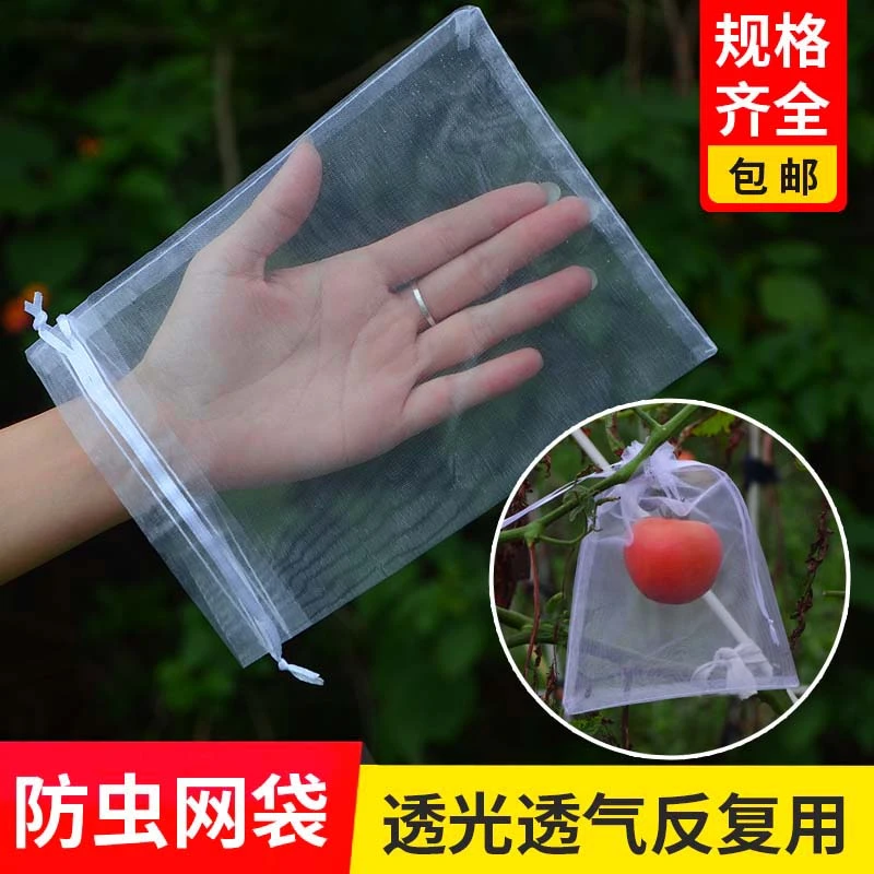 水果套袋防鸟网纱袋防虫袋果树无花果葡萄桃子草莓保护袋果蝇种植