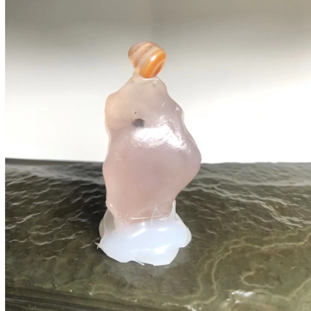 千石赏石奇石风铃石象形石手工盆景客厅风化立体貔貅老物件雕刻