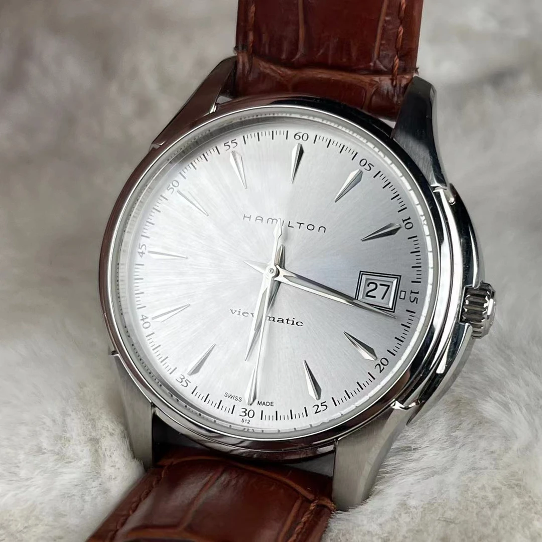 95新 Hamilton/汉米尔顿 爵士系列手表/钢换皮/37mm/公价5890