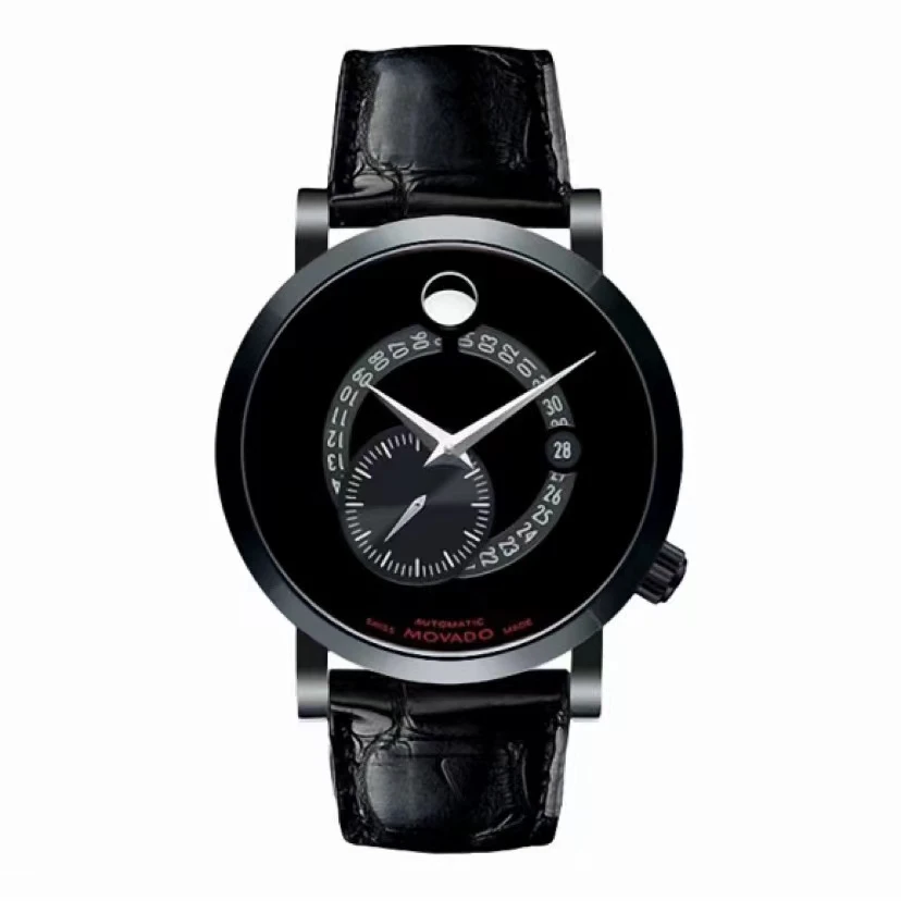 95新 Movado/摩凡陀 瑞红系列手表/42表径