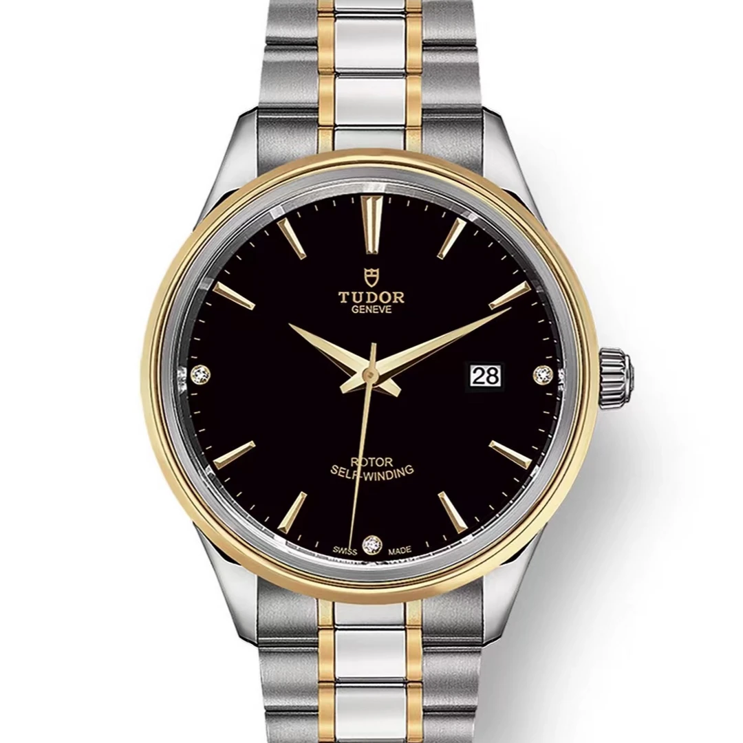 95新 TUDOR/帝舵 风尚系列腕表/18K钻刻/38表径/公价23700