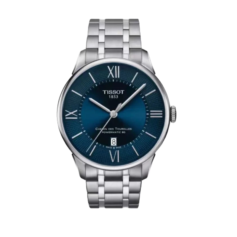99新 Tissot/天梭 杜鲁尔系列手表/80H动储/42表径