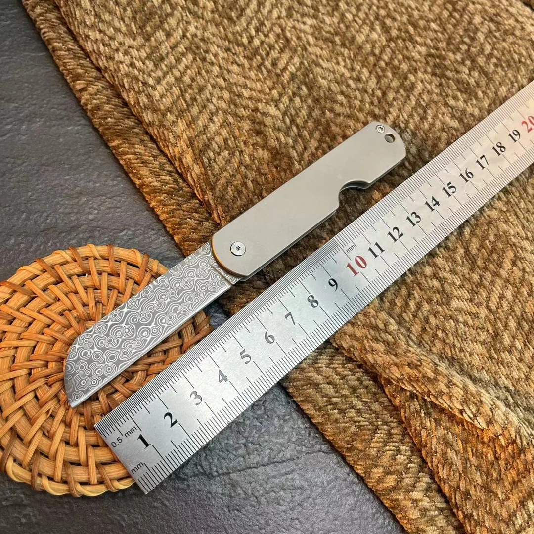 【铅笔刀】TC4钛合金柄 水果刀 手把肉小刀 合规 尺寸 家用 野营