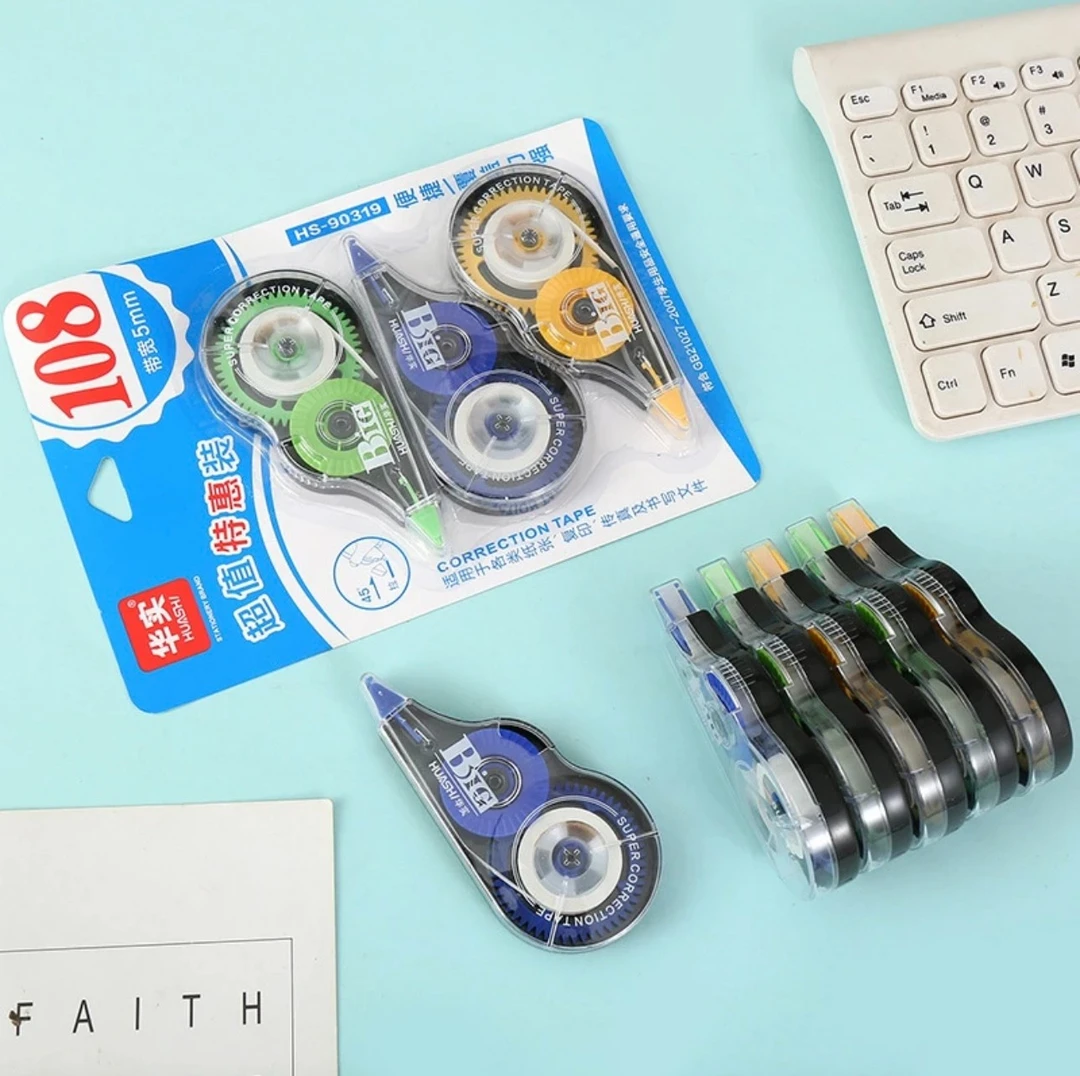 【6个或3个装】修正带涂改带小学生修改正带改错创意文具便捷实惠