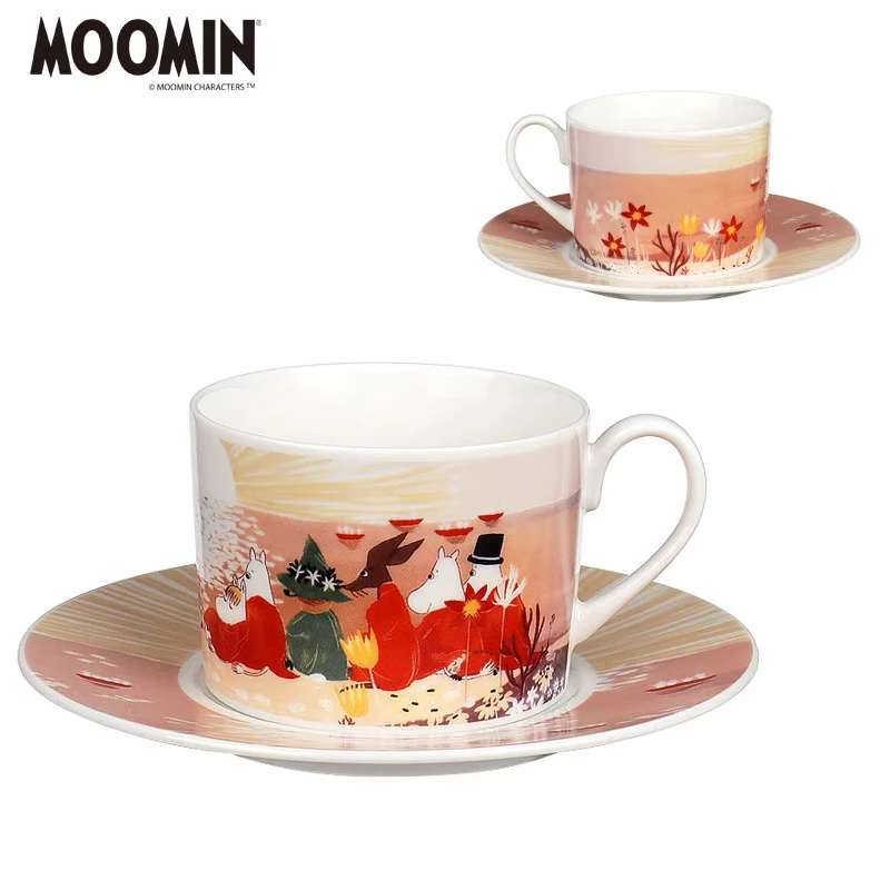【自营】Moomin姆明马克杯日本进口陶瓷杯咖啡杯碟水杯杯子房屋