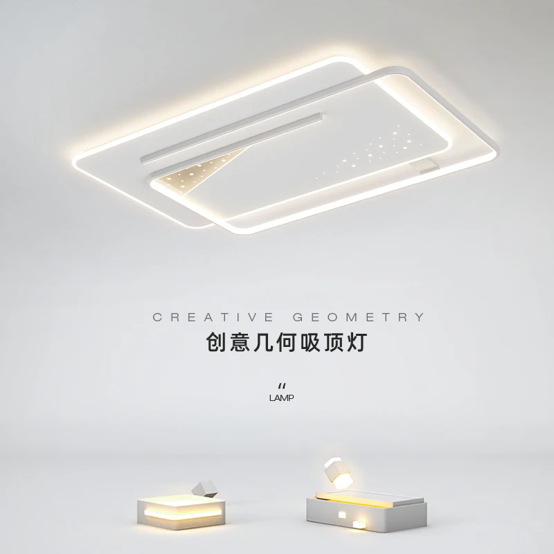 led吸顶灯2022年新款网红卧室灯简约现代灯饰房间中山主卧室灯具