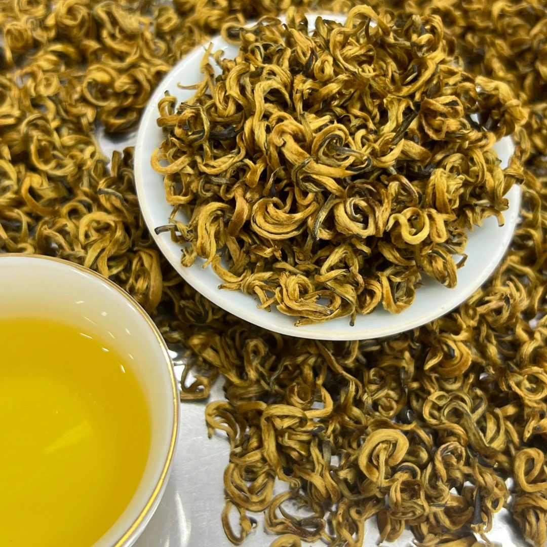 蜜香金芽（滇红）半曲黄金芽云南高山古树红茶蜜香甜润醇厚茶叶