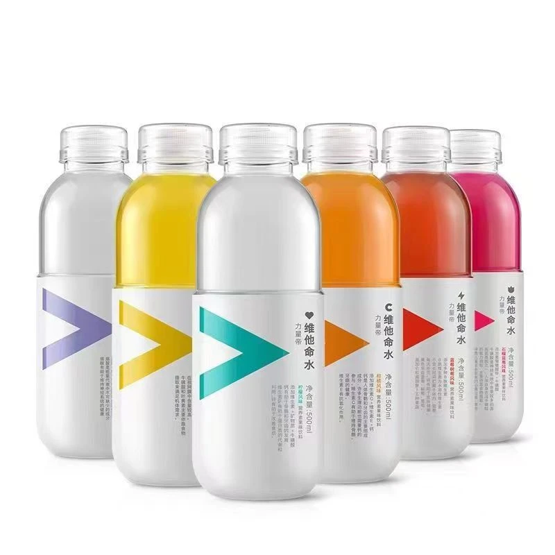 【临期】维他命水蓝莓柚子柠檬石榴口味500ml*5瓶维生素运动饮料