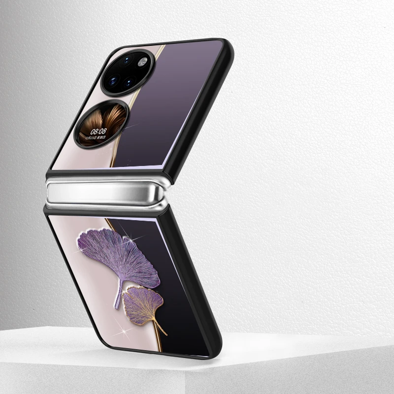 好运银杏适用华为p50pocket手机壳新款pocket2折叠屏保护套高档女