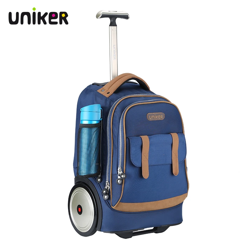 uniker初中小学生拉杆书包男孩大轮子儿童大容量旅行包女行李箱包