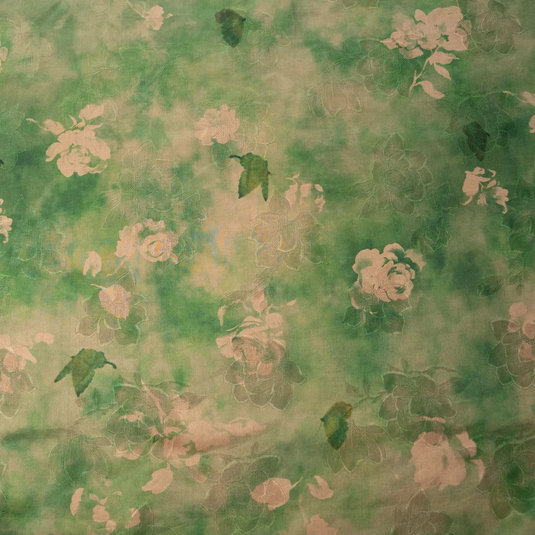 云婉花萝【蝶光舞者】香云纱面料一经裁剪不支持七天无理由