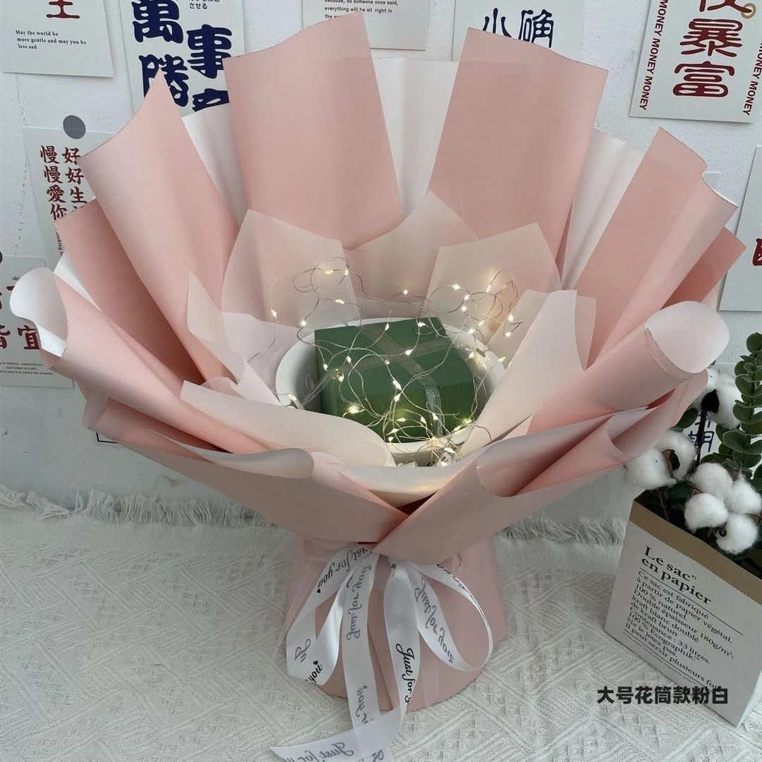 情人节半成品花束壳DI免包装成品花壳发货零食玩具有钱花包花神器