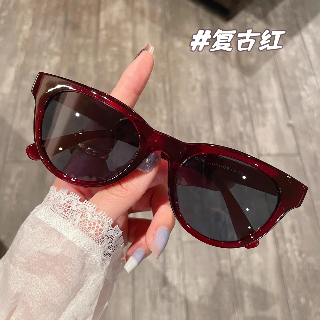 2024年新款GM太阳眼镜女猫眼型防紫外线防晒偏光近视墨镜男