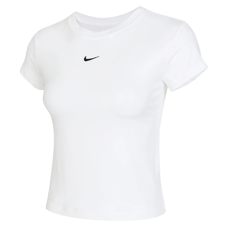 NIKE耐克女高能感AS W NSW NK CHLL KNT MD CRP短袖T恤FV5509-100