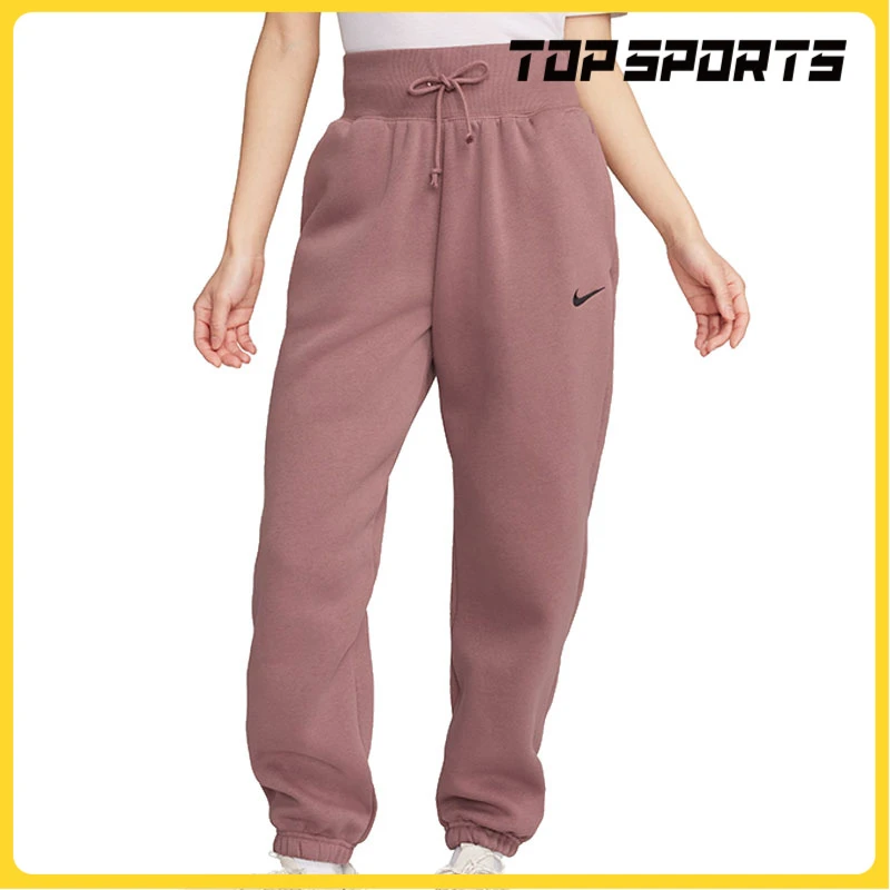 NIKE耐克女子AS W NSW PHNX FLC HR OS PANT针织长裤DQ5888-208