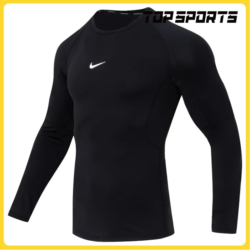 nike耐克男子AS M NP DF TIGHT TOP LSPRO长袖紧身服FB7920-010