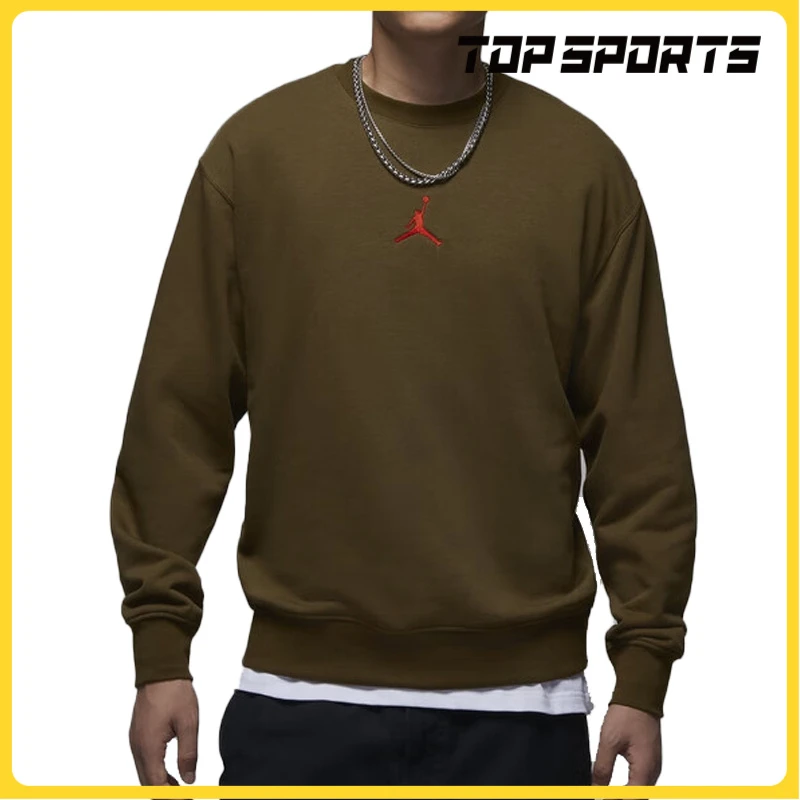 NIKE耐克男子AS M BRKLN FLC CREW LB GCEL针织套头衫HV1750-366