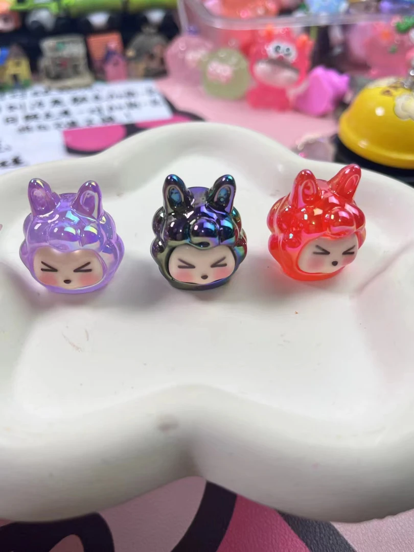 中大号电镀夜光kk手工饰品diy潮玩萌粒