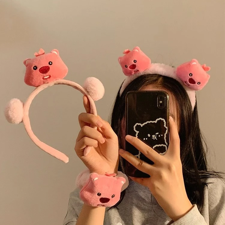 小海狸发饰loopy系列可爱发夹女粉色发箍卡通头饰发饰爆款