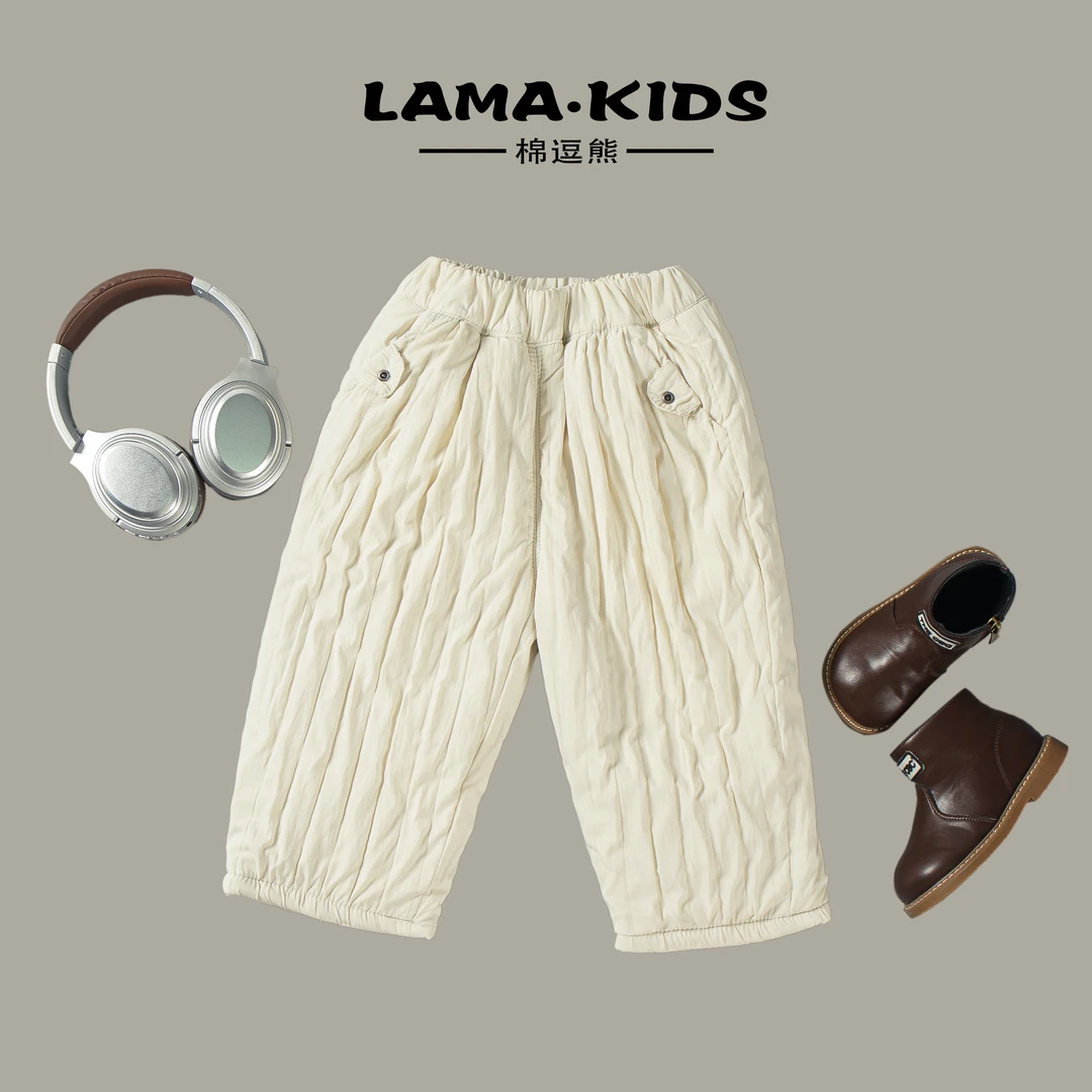 【棉逗熊品牌冬季】2024新款冬季时尚酷加厚百搭裤子-12349