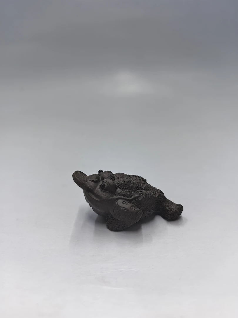 原矿紫泥茶宠金赡周雕塑