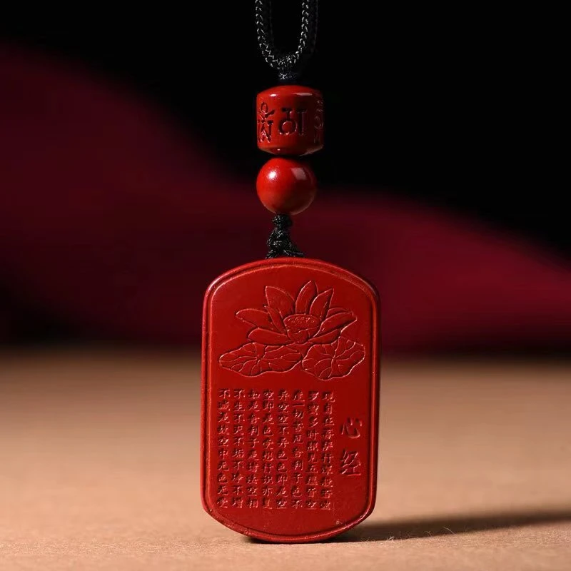 暖爱缘 非金属布艺吊坠 【正品红吊坠】升能 量男女莲花-2