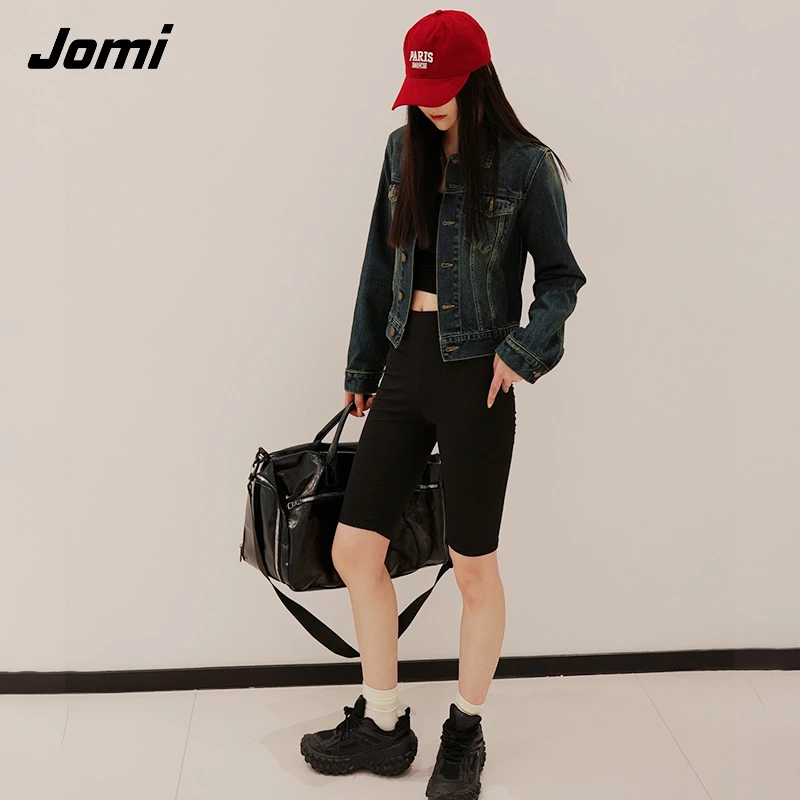 【李金铭推荐】JOMI牛仔夹克女士水洗秋季外套KGD66001