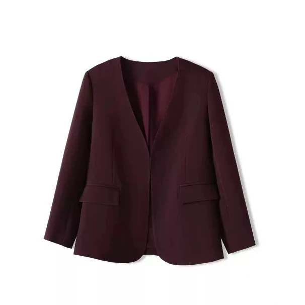 『MOYAN』手工静奢V领西装外套MY-248835