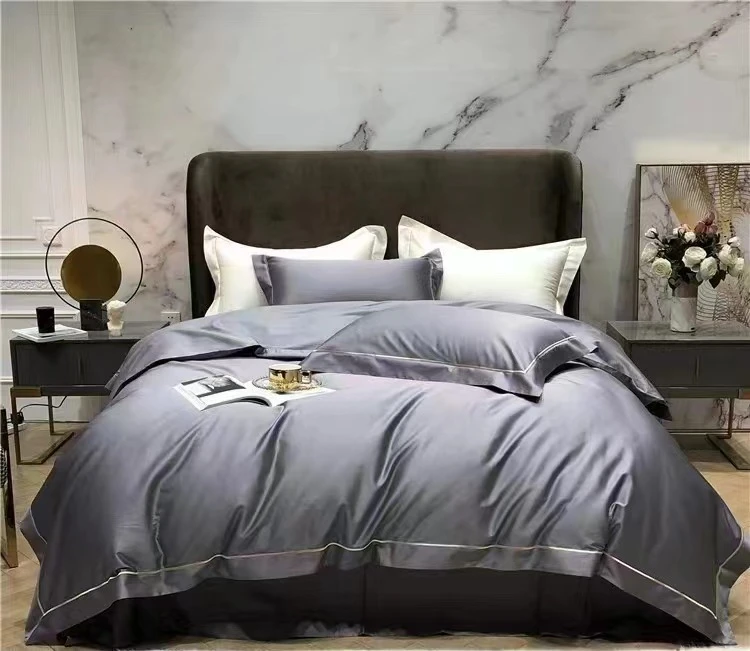 （繁花）全棉140支高端简约四件套 床上用品