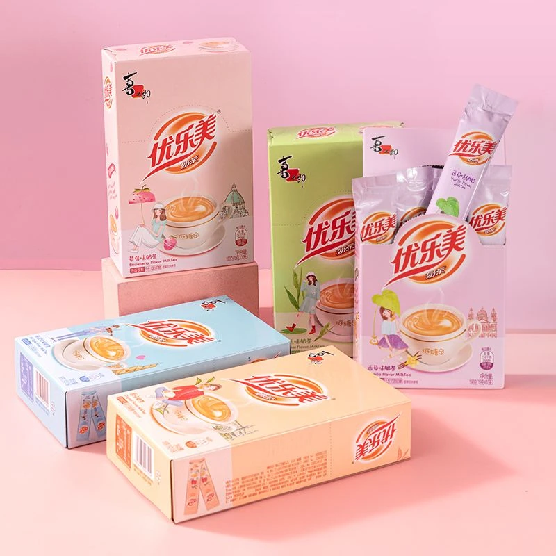 U.Loveit/优乐美奶茶低糖条奶茶香草味港式风味19g休闲下午茶饮品