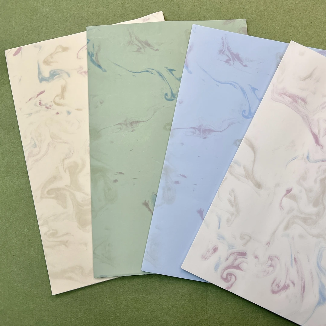 墨久閤[墨流宣]半生熟宣纸书法纸23*34cm（20张）