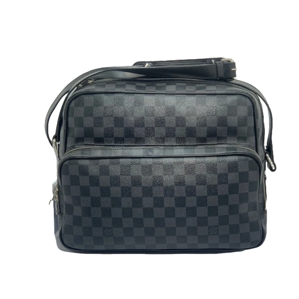 95新 LouisVuitton/路易威登 黑棋盘格单肩包/2883号男士男款时尚