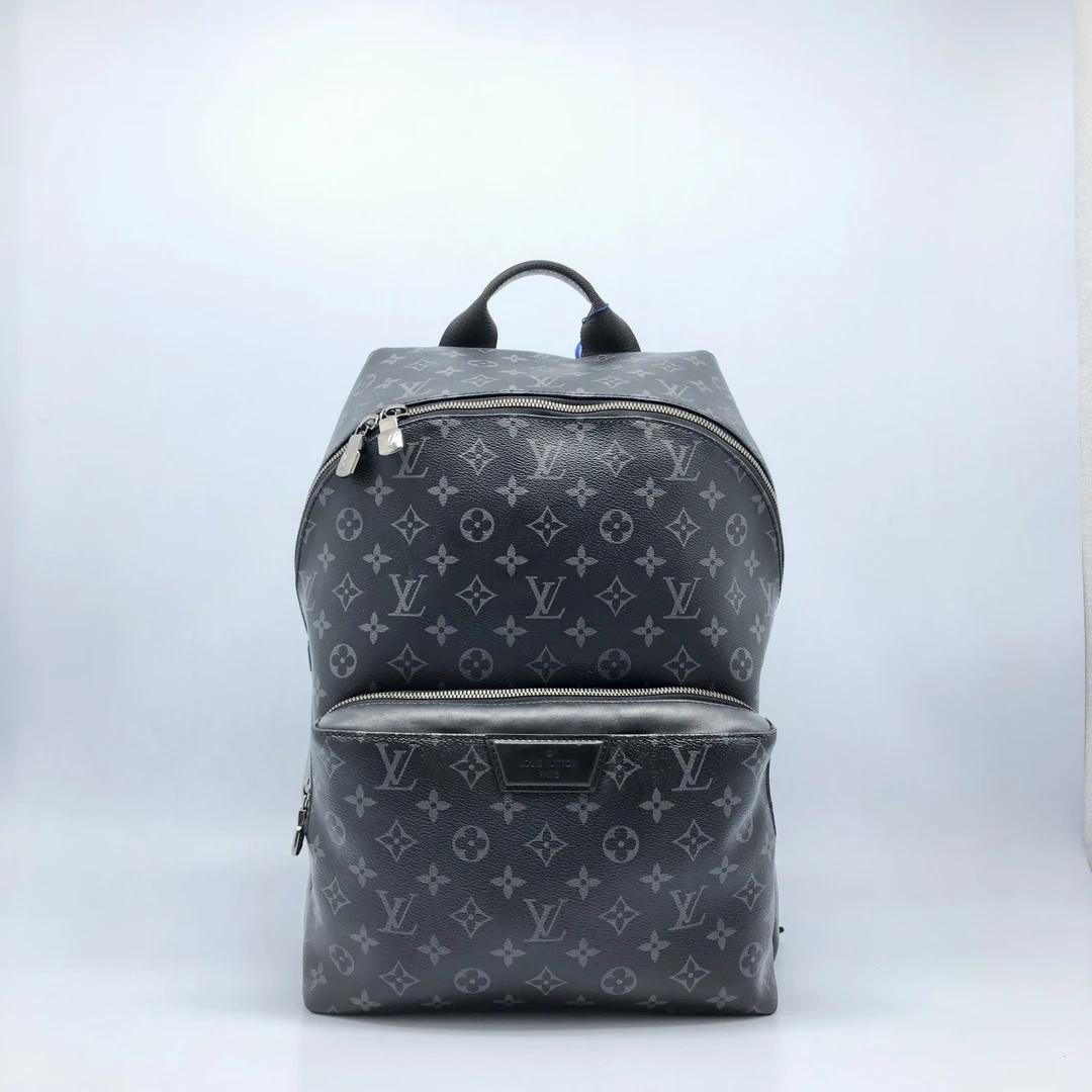 99新 LouisVuitton/路易威登 黑花discovery双肩包/3858号
