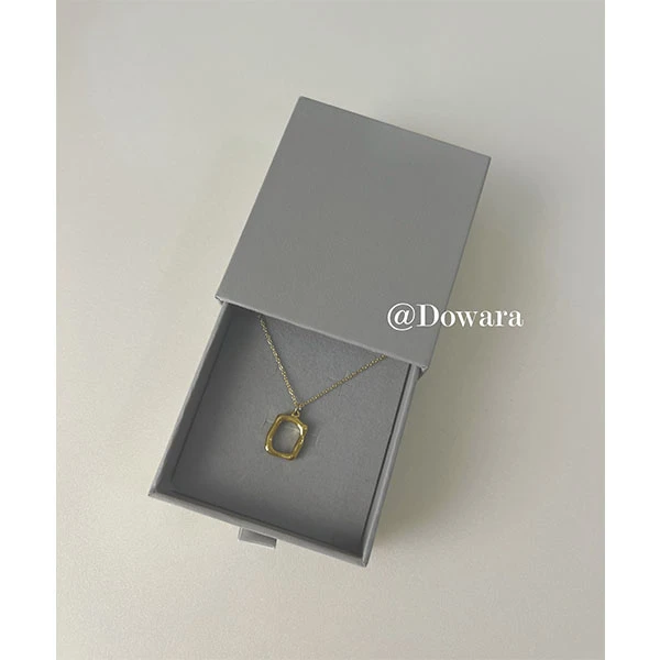 钛钢项链 【大婉酱微胖定制】大婉同款菱形项链2022D