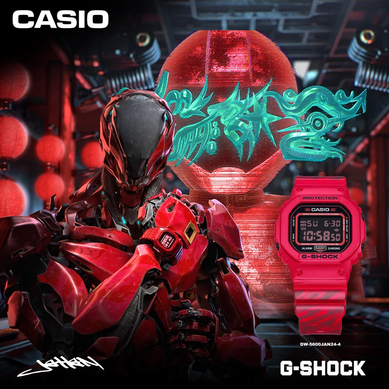 卡西欧G-SHOCKDW-5600系列运动潮流手表 JAHAN联名款限量版手表