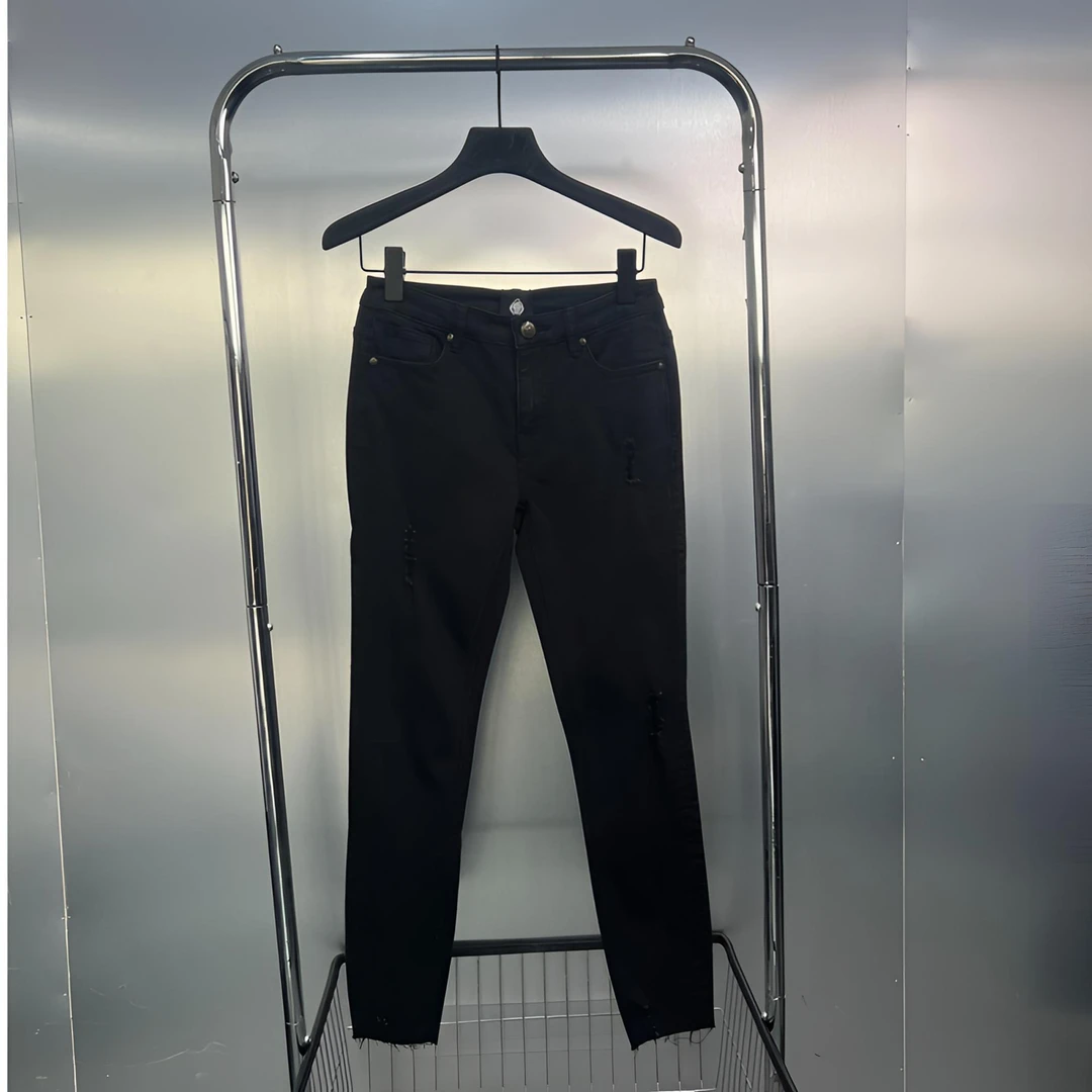 F05-60115-XX春夏季女款裤腿刺绣潮流牛仔裤
