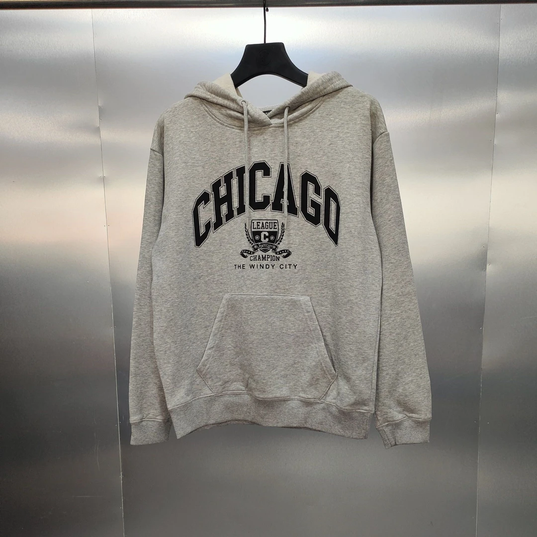 B05-112813-HOO春秋季正面字母印花时尚连帽卫衣