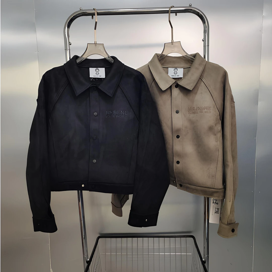 D05-91902-MR春秋款美式复古潮流短款外套