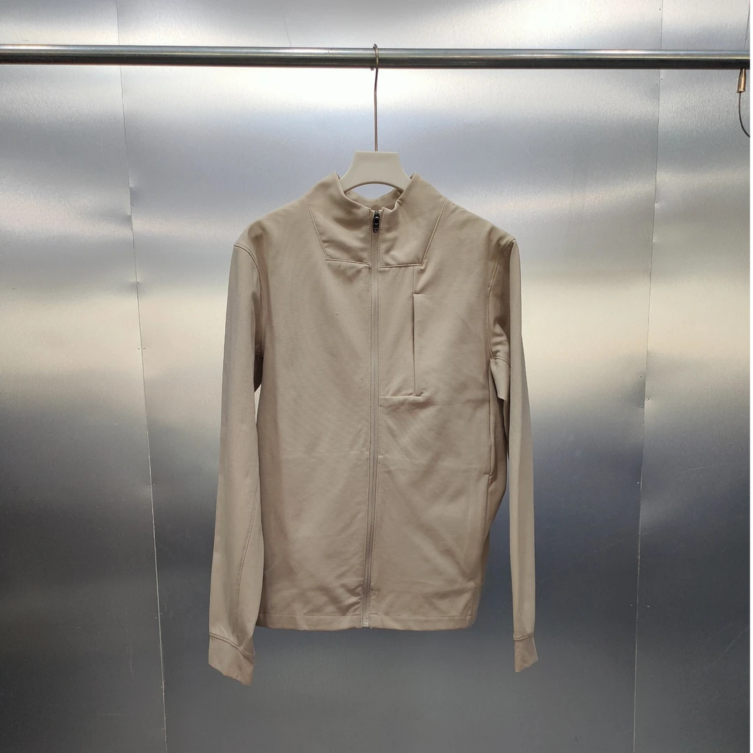 S06-112996-FT春秋季纯色时尚简约百搭休闲外套