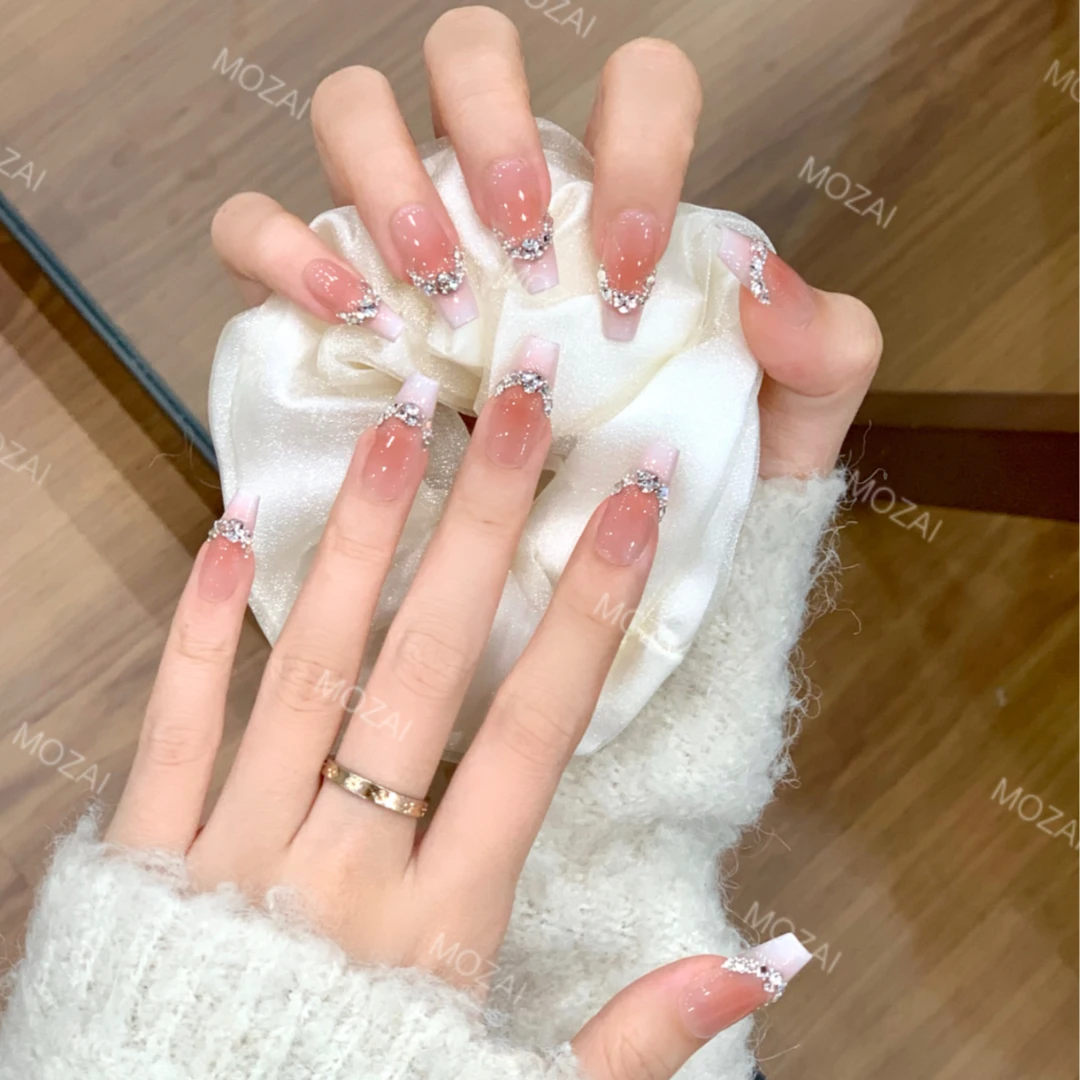 茉哉茉哉高定【施家全华/不负韶华】纯手工定制美甲拆卸穿戴甲A2730