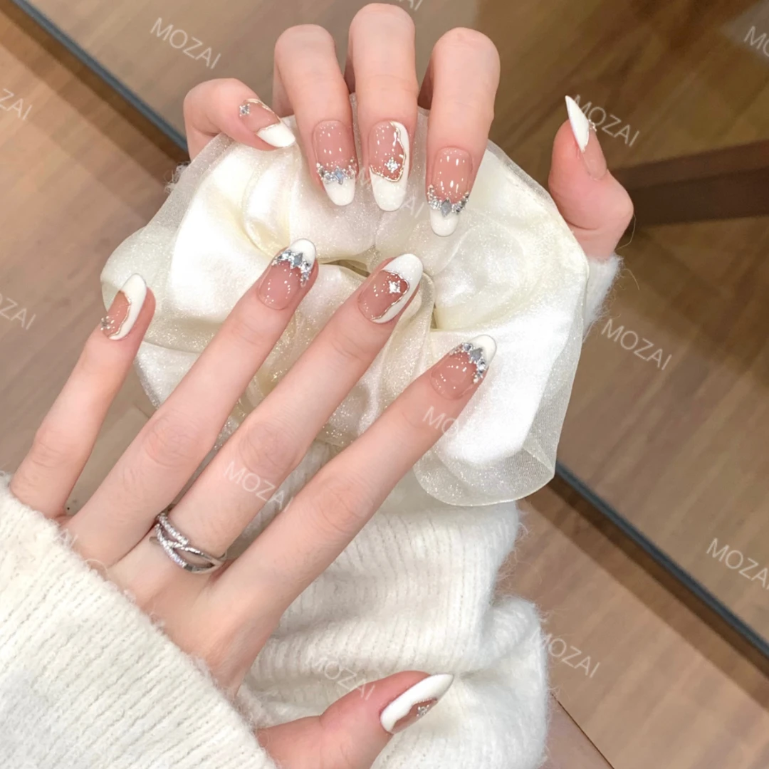 茉哉高定【施家全华/自由女神】孤纯手工定制美甲拆卸穿戴甲A2736