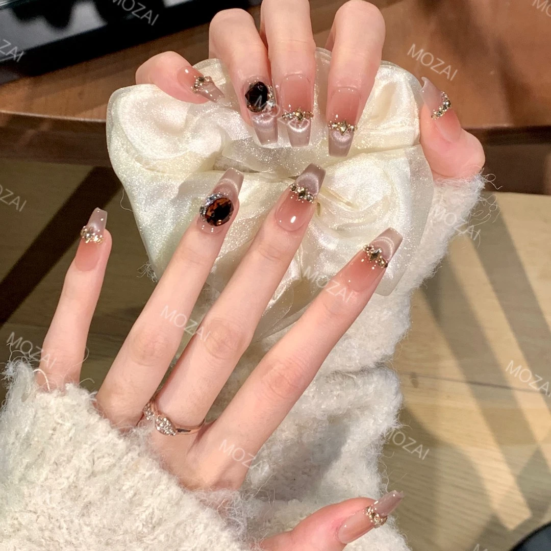 茉哉【黑桃皇后】手工定制美甲可拆卸穿戴甲A1943/A1944/A1945